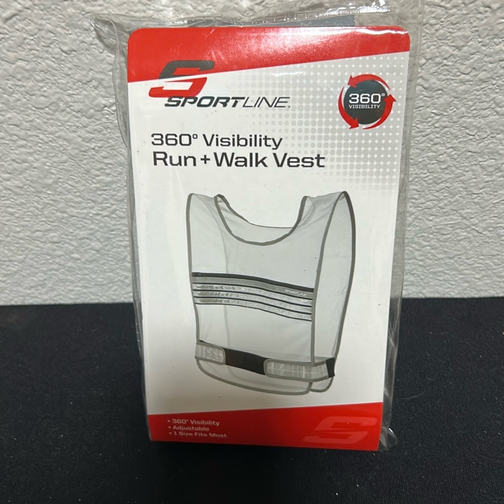 New in package SPORTLINE  360° Visibility Run + Walk Vest